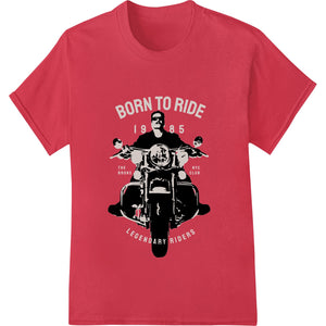 Born to Ride: Minimalist Biker Silhouette | Motorcycle DTF - SUPERDTF - DTF Prints - DTF Transfers - Custom DTF Prints