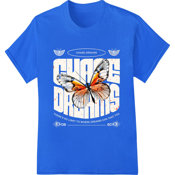 Colorful watercolor butterfly print design suitable for heat transfer on t-shirts, bags, and other apparel using direct to...