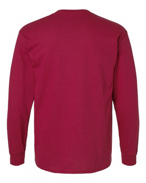 Gildan 2400 Cardinal Red back