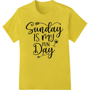 Typography design with 'Celebrate Sundays' in stylized text, great for custom apparel and t-shirt printing using DTF...