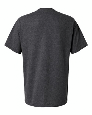 Hanes 5280T Charcoal Heather back