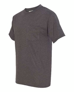 Hanes 5590 Charcoal Heather side