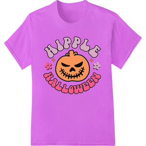 Cheeky Halloween-themed nipple pumpkin design for DTF heat transfer printing on shirts and apparel.