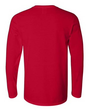 Gildan 64400 Cherry Red back