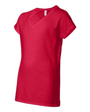 Gildan 64V00L Cherry Red side
