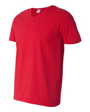 Gildan 64V00 Cherry Red side