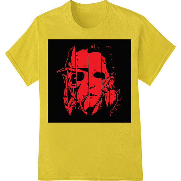 A haunting illustration of the iconic Michael Myers character from Halloween, perfect for DTF printing on t-shirts and...