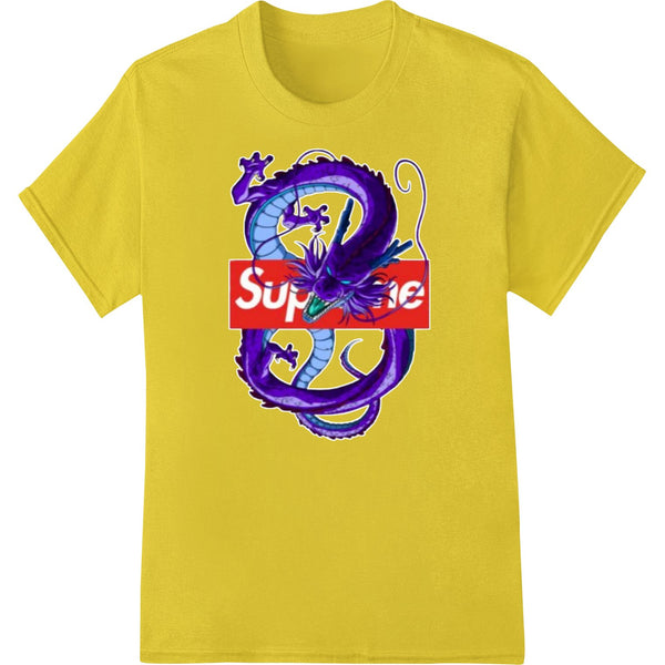 Bold red dragon design Chinese New Year DTF print for heat transfer on custom t-shirts and apparel