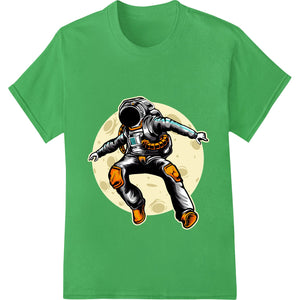 Cosmic astronaut design showing a stylized astronaut figure against a starry background, perfect for DTF heat transfer...