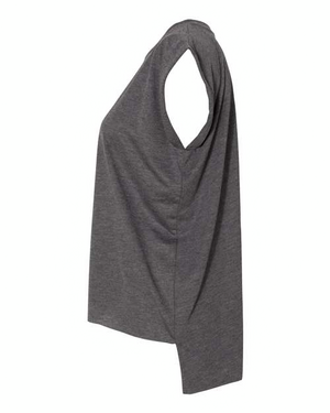 BELLA + CANVAS 8804 Dark Grey Heather direct side
