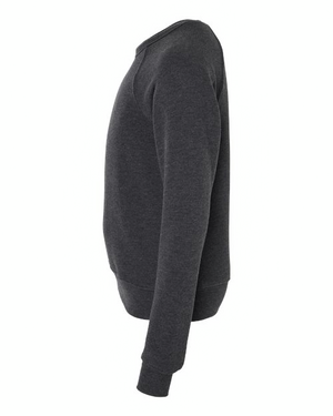 BELLA + CANVAS 3901Y Dark Grey Heather direct side