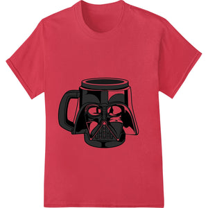 Black silhouette mug featuring the iconic Darth Vader helmet design, perfect for Star Wars fans and Father's Day gifts.