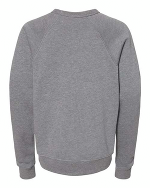 BELLA + CANVAS 3901Y Deep Heather back