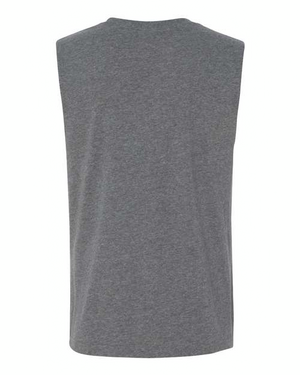 BELLA + CANVAS 3483 Deep Heather back