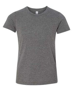BELLA + CANVAS 3001YCVC Deep Heather front