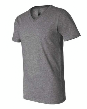 BELLA + CANVAS 3005CVC Deep Heather direct side