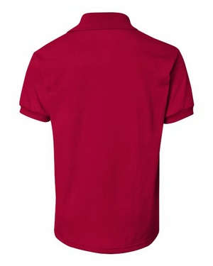 Hanes 054Y Deep Red back