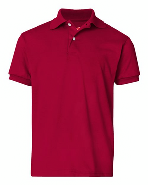 Hanes 054Y Deep Red front