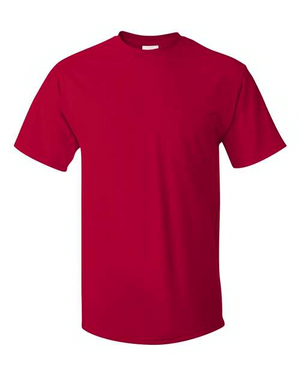 Hanes 5590 Deep Red front