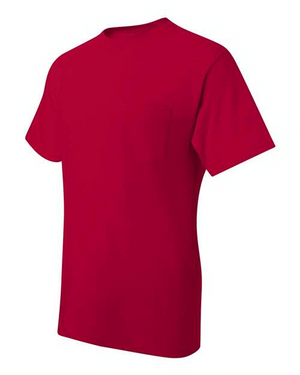 Hanes 5190 Deep Red side