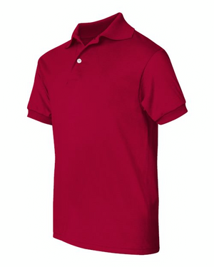 Hanes 054Y Deep Red side