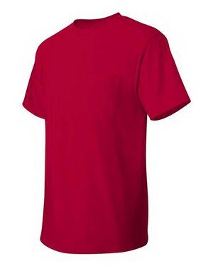 Hanes 5590 Deep Red side