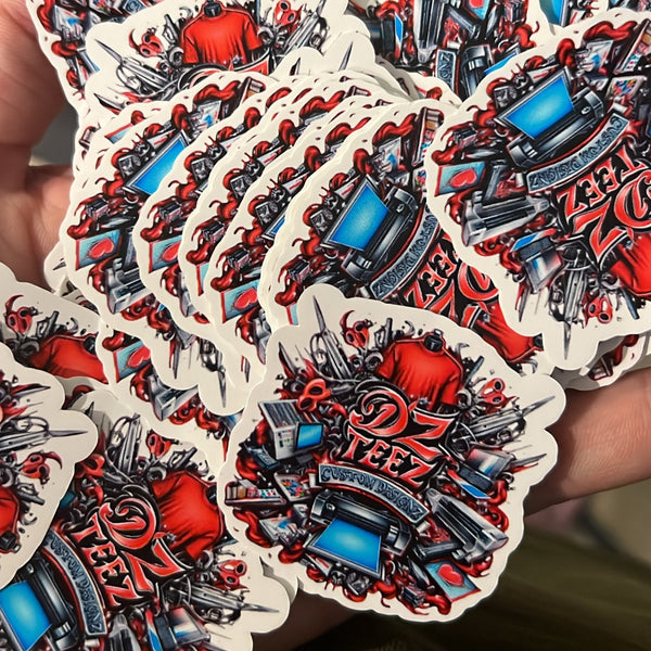 Die Cut Super Stickers - Extra Thick and Durable Stickers - SUPERDTF - DTF Prints - DTF Transfers - Custom DTF Prints