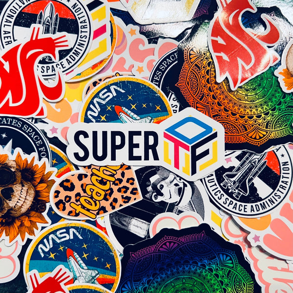 Die Cut Super Stickers - Extra Thick and Durable Stickers - SUPERDTF-DTF Prints-DTF Transfers-Custom DTF Prints