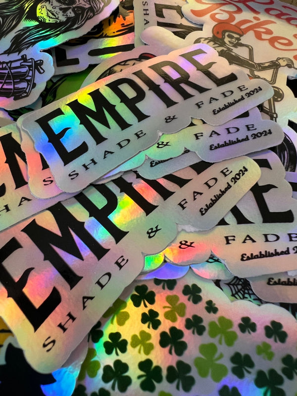 Die Cut Super Stickers - Holographic Stickers Builder - SUPERDTF - DTF Prints - DTF Transfers - Custom DTF Prints