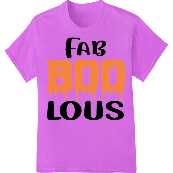 FAB BOO LOUS: Spooktacular Halloween Heat Transfer Design - SUPERDTF - DTF Prints - DTF Transfers - Custom DTF Prints