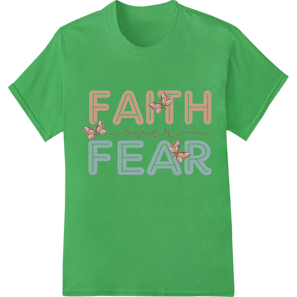 Faith over Fear: Inspiring Butterfly Silhouette Design - SUPERDTF - DTF Prints - DTF Transfers - Custom DTF Prints