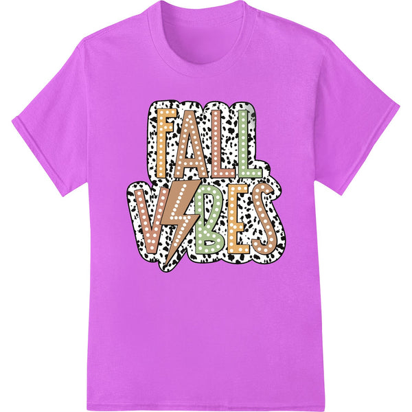 Fall Vibes: Autumn Word Art Heat Transfer by Super DTF - SUPERDTF - DTF Prints - DTF Transfers - Custom DTF Prints