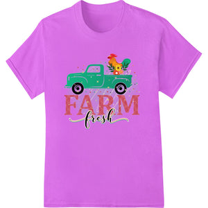 Farm Fresh Charm: Rustic Truck DTF Print Heat Transfer - SUPERDTF - DTF Prints - DTF Transfers - Custom DTF Prints