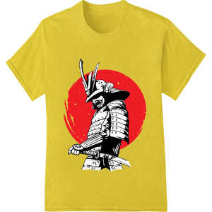 Fearless Samurai: Japanese Warrior Silhouette DTF Print - SUPERDTF - DTF Prints - DTF Transfers - Custom DTF Prints