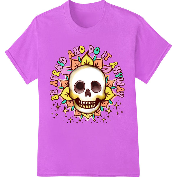 Fearless Skull: Embrace the Day of the Dead Spirit - SUPERDTF - DTF Prints - DTF Transfers - Custom DTF Prints