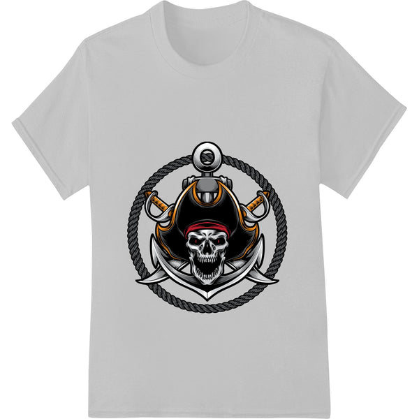 Fearsome Pirate Skull Emblem - Bold DTF Heat Transfer - SUPERDTF - DTF Prints - DTF Transfers - Custom DTF Prints