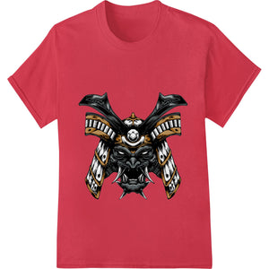 Fearsome Samurai Skull Wings Heat Transfer - Bold DTF Print - SUPERDTF - DTF Prints - DTF Transfers - Custom DTF Prints