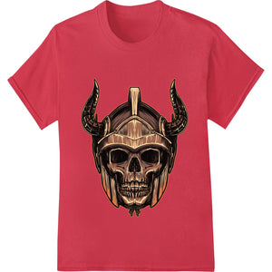 Fearsome Viking Skull - Unleash Your Inner Warrior - SUPERDTF - DTF Prints - DTF Transfers - Custom DTF Prints