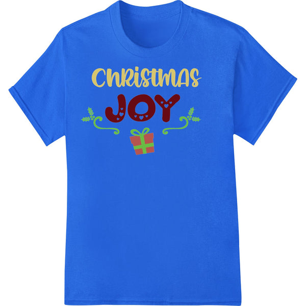 Festive Christmas Joy Heat Transfer Design from Super DTF - SUPERDTF - DTF Prints - DTF Transfers - Custom DTF Prints