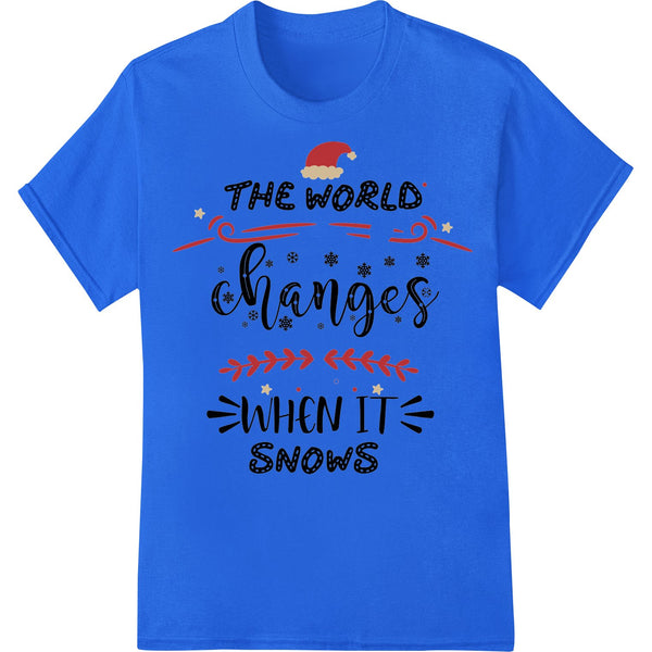 Festive Christmas Typography Heat Transfer Design - SUPERDTF - DTF Prints - DTF Transfers - Custom DTF Prints