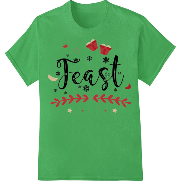 Festive 'Feast' Christmas Design for DTF Transfers - SUPERDTF - DTF Prints - DTF Transfers - Custom DTF Prints