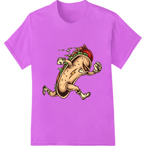 Festive Taco Character - Cinco de Mayo Heat Transfer - SUPERDTF - DTF Prints - DTF Transfers - Custom DTF Prints