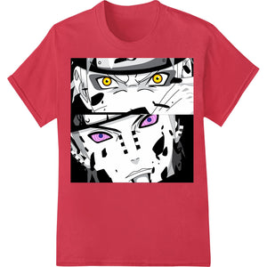 Fierce Anime Eyes in Bold Black and White - SUPERDTF - DTF Prints - DTF Transfers - Custom DTF Prints