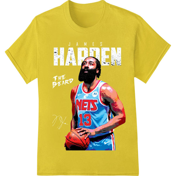 Fierce Brooklyn Nets Player Ready to Dominate the Court - SUPERDTF - DTF Prints - DTF Transfers - Custom DTF Prints