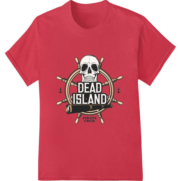 Fierce Dead Island Pirate Crew Skull Emblem Heat Transfer - SUPERDTF - DTF Prints - DTF Transfers - Custom DTF Prints