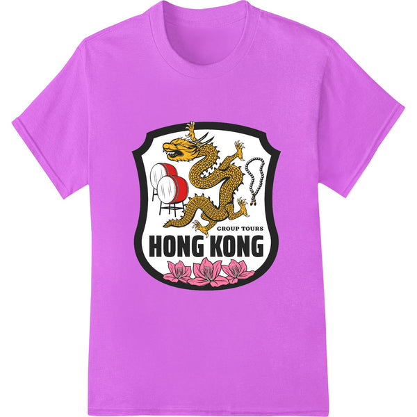 Fierce Dragon: Hong Kong Tours Heat Transfer Print - SUPERDTF - DTF Prints - DTF Transfers - Custom DTF Prints