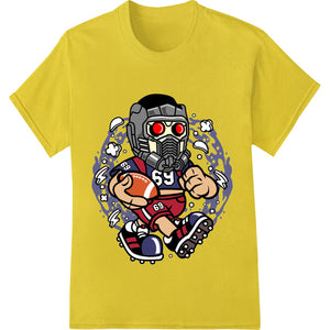 Fierce Football Robot | Vibrant DTF Heat Transfer - SUPERDTF - DTF Prints - DTF Transfers - Custom DTF Prints