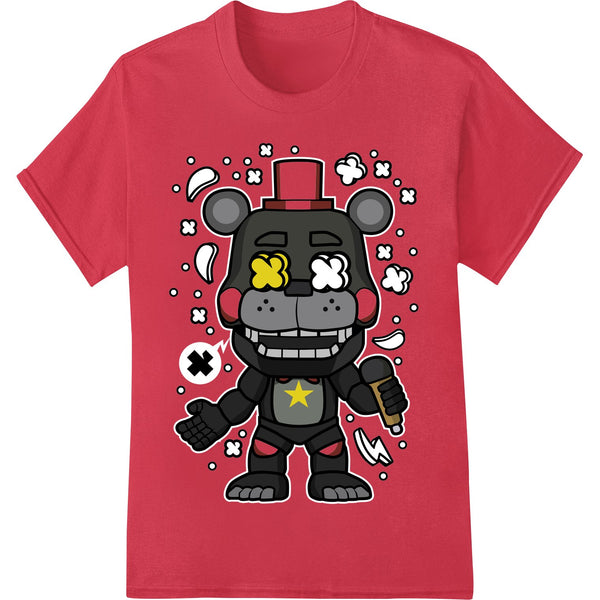 Fierce Futuristic Cartoon Bear DTF Print Heat Transfer - SUPERDTF - DTF Prints - DTF Transfers - Custom DTF Prints