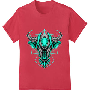 Fierce Geometric Bull Head - Abstract Tribal Design - SUPERDTF - DTF Prints - DTF Transfers - Custom DTF Prints