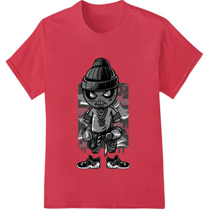 Fierce Graffiti Cartoon Character - Edgy DTF Print - SUPERDTF - DTF Prints - DTF Transfers - Custom DTF Prints